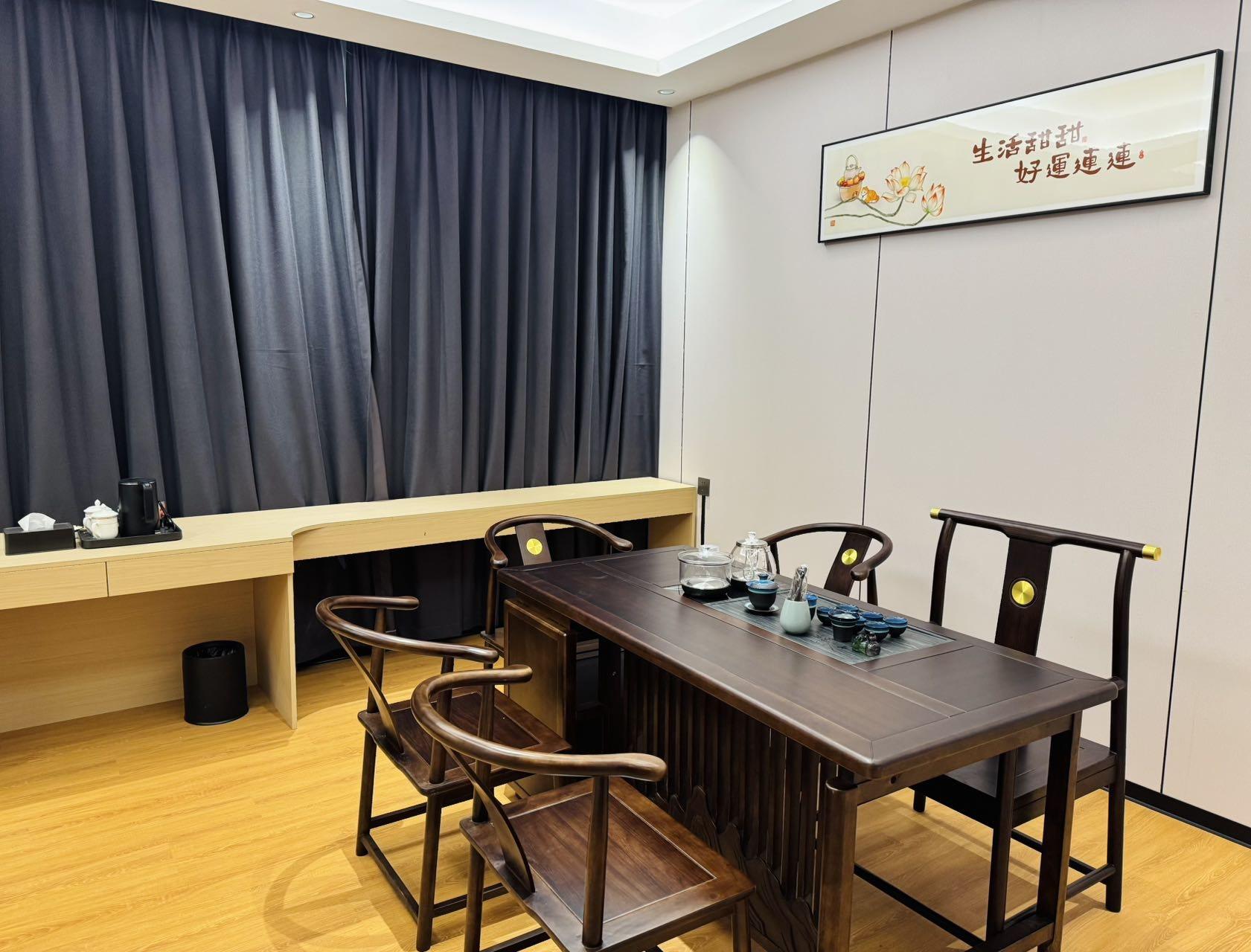Tea table for business meetings