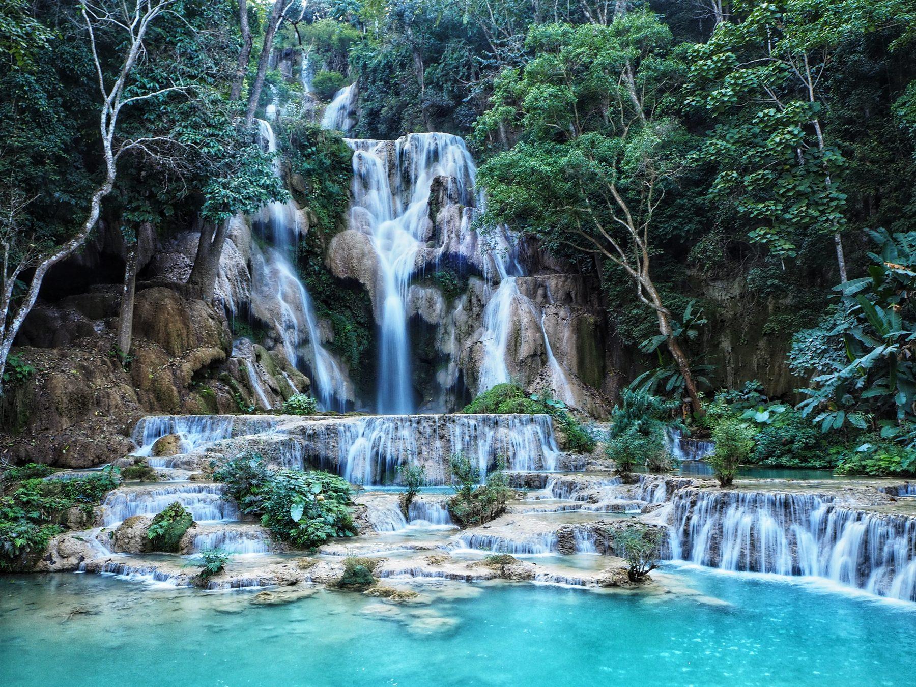 Luang Prabang · Kuang Si Falls day