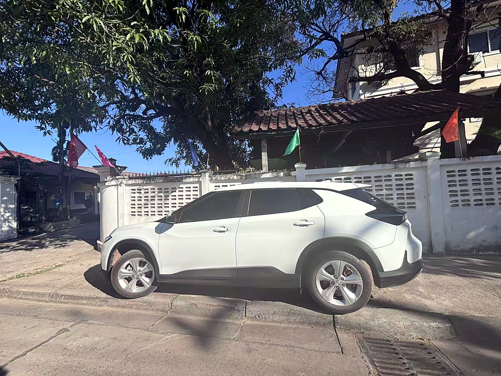 Sleek fastback crossover styling